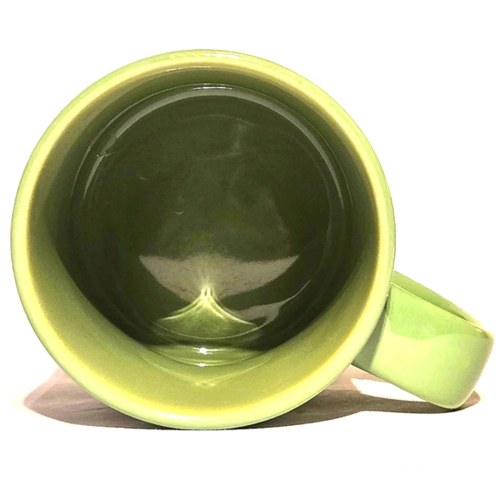 Disney Store Exclusive Tinkerbell Mug Sage Green Double Sided Line Art 16oz